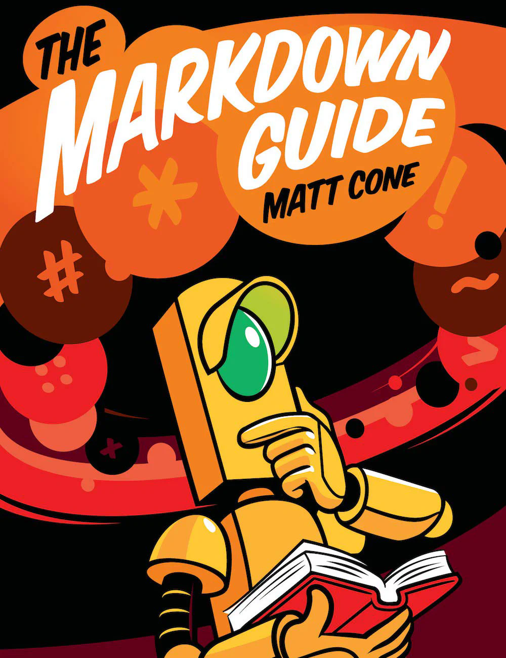 Book cover of The Markdown Guide by Matt Cone